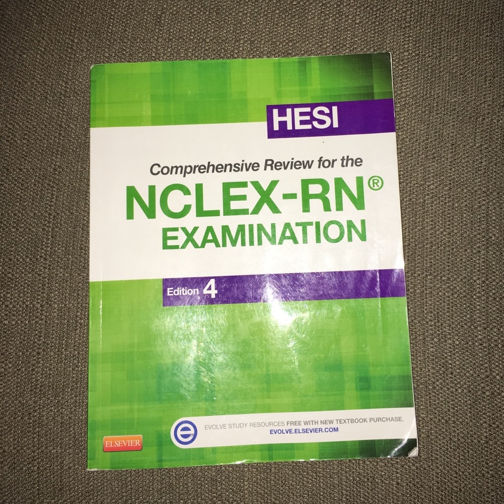 NCLEX RN Hesi review book